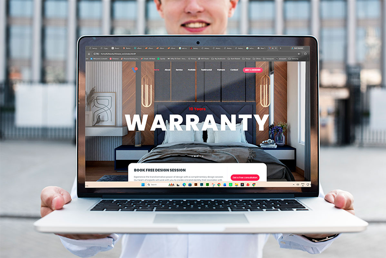 Vishuddha Interiors UI Design — Axissquare